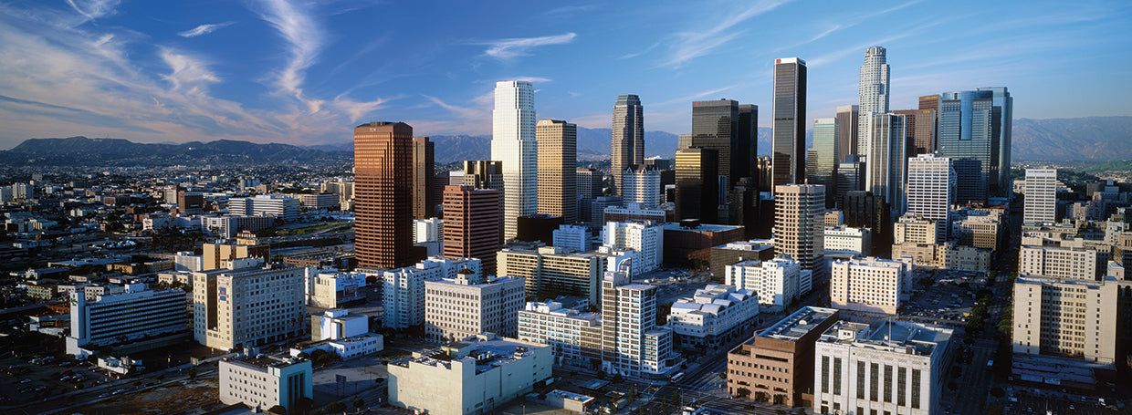Cielos azules de Los Ángeles Lienzo