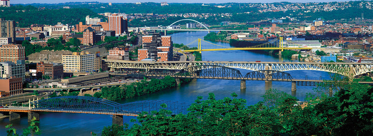 Pittsburgh desde arriba Lienzo