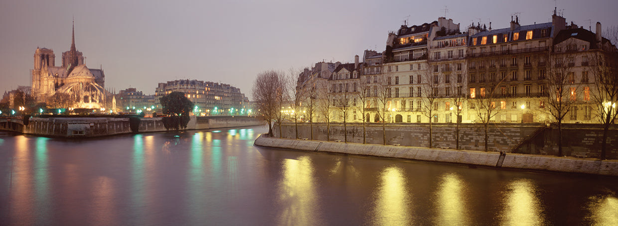 Anochecer de Notre Dame Lienzo