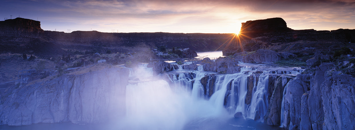 Tarde de Shoshone Falls Lienzo