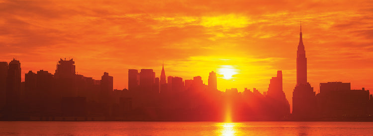 Puesta de sol NYC Lienzo