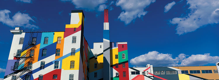 Edificio geométrico Minneapolis Lienzo