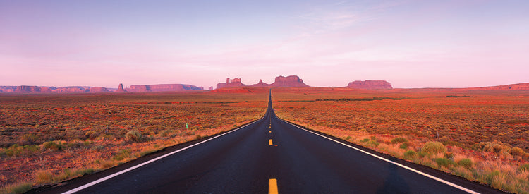 Camino vacío en Utah Lienzo
