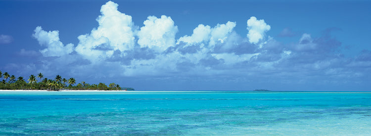 Aguas de la isla Maupiti Lienzo
