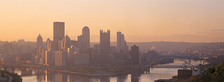 Pittsburgh oscuro Lienzo