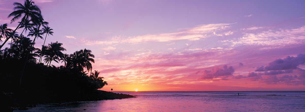 Kee Beach Silhouettes
