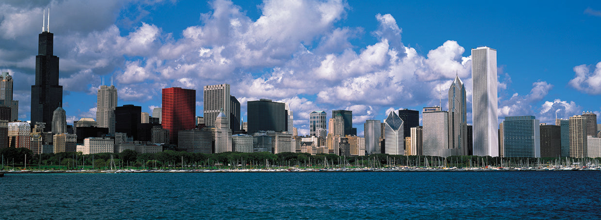 Nubes brillantes, chicago Lienzo