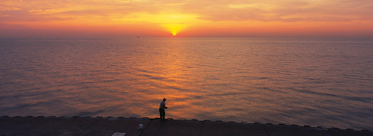 Alone at Lake Michigan