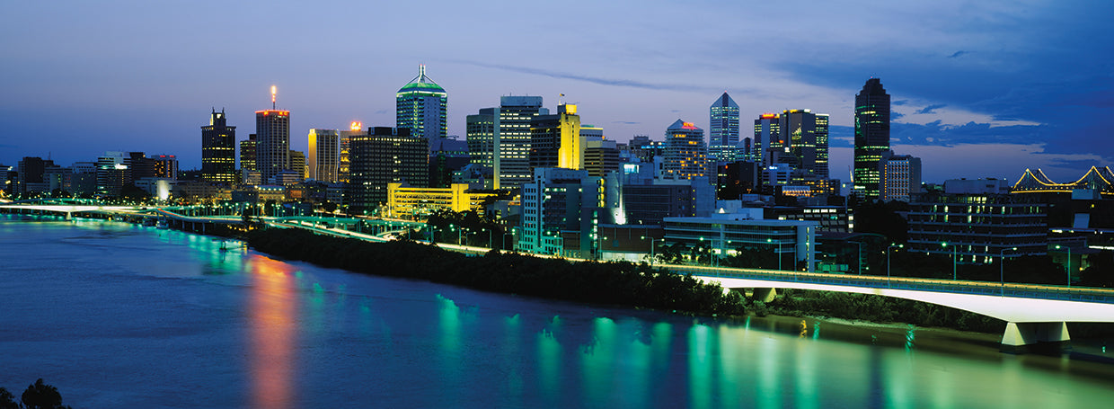 Brisbane Skyscrapers Night