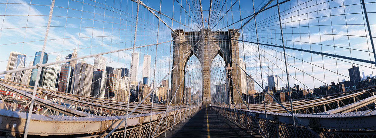 Barandillas del puente de Brooklyn Lienzo