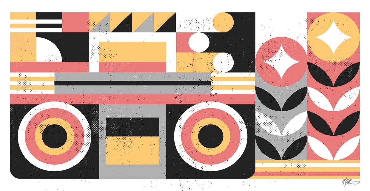 Abstract Boombox