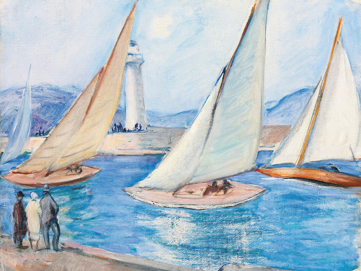 Départ De Régates Dans Le Midi, St. Tropez (1920s)