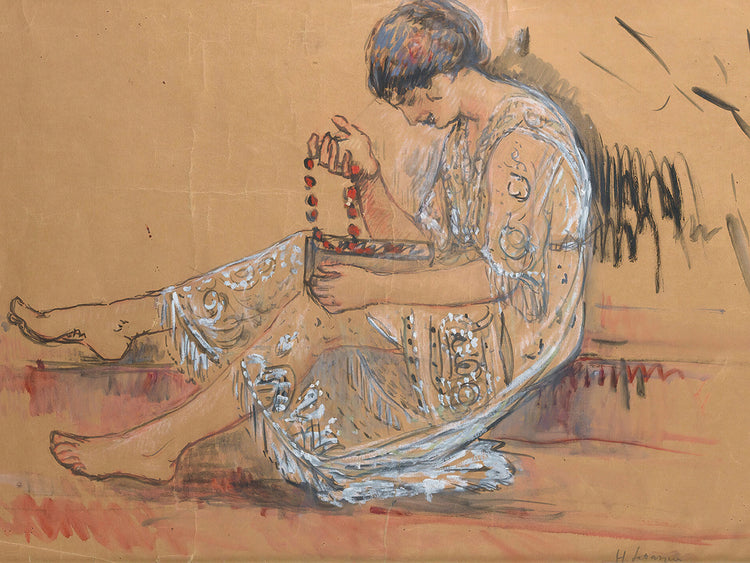 Femme Au Collier (Étude Pour L’offrande Au Jardin) (1917)