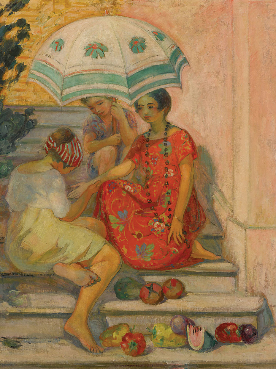 La diseuse de bonne aventure, sainte-maxime (1914)