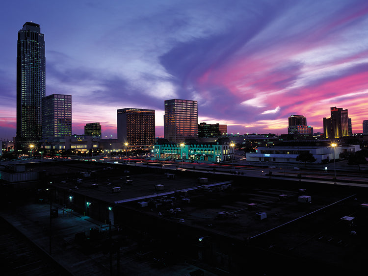 Purple Houston Sunset