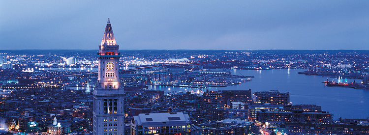 Boston al anochecer Lienzo