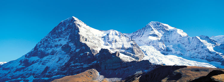Nevadas de la pared norte del Eiger Lienzo
