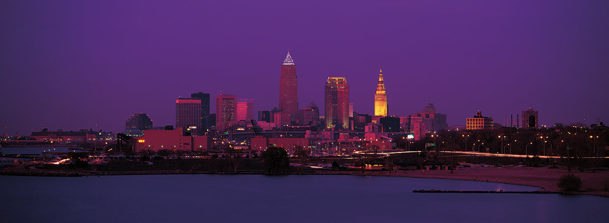 Noches púrpuras de Cleveland Lienzo