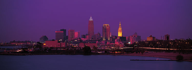 Noches púrpuras de Cleveland Lienzo