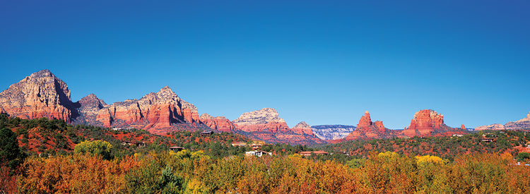 Rojo y azul, Sedona Lienzo