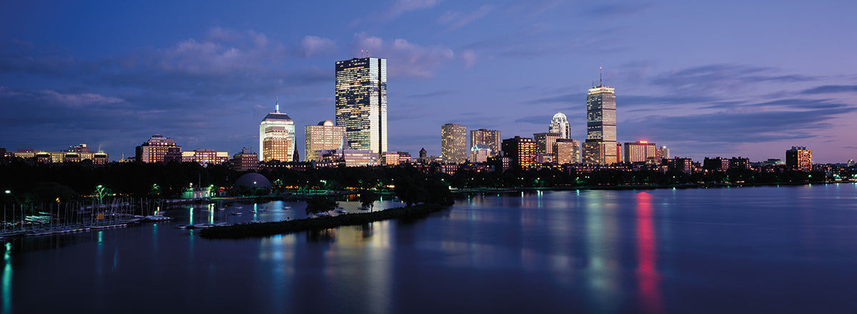 Twilight over Boston Waterfront
