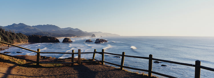 Barandilla de Cannon Beach Lienzo