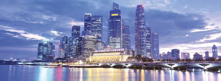 Tarde sobre Singapur Lienzo