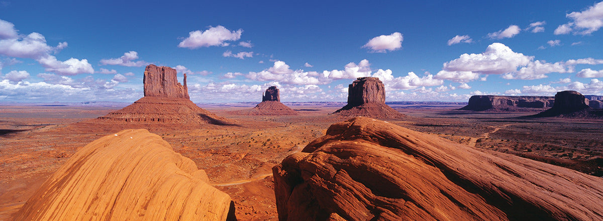 Blue Skies over Monument Valley