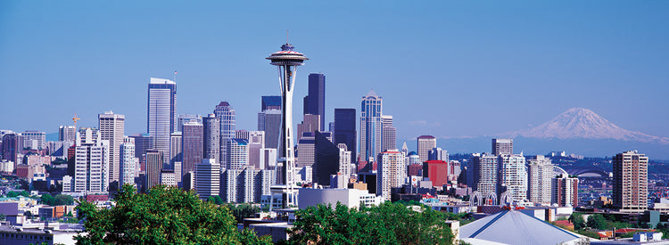 Día soleado Seattle Lienzo