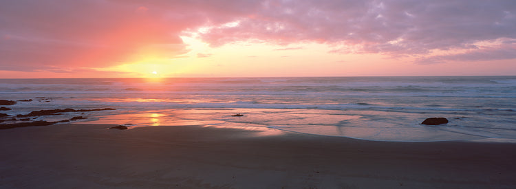 Sunset over Pacific Ocean