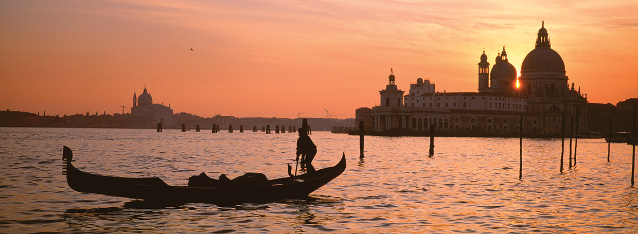 Gondolier at Sunset