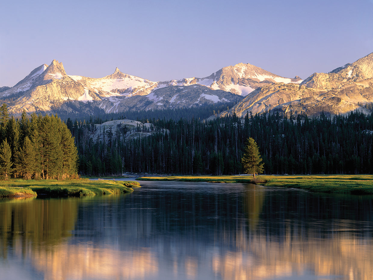 Reflexiones del río Tuolumne Lienzo