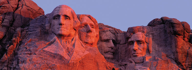 Monte Rushmore rojo Lienzo
