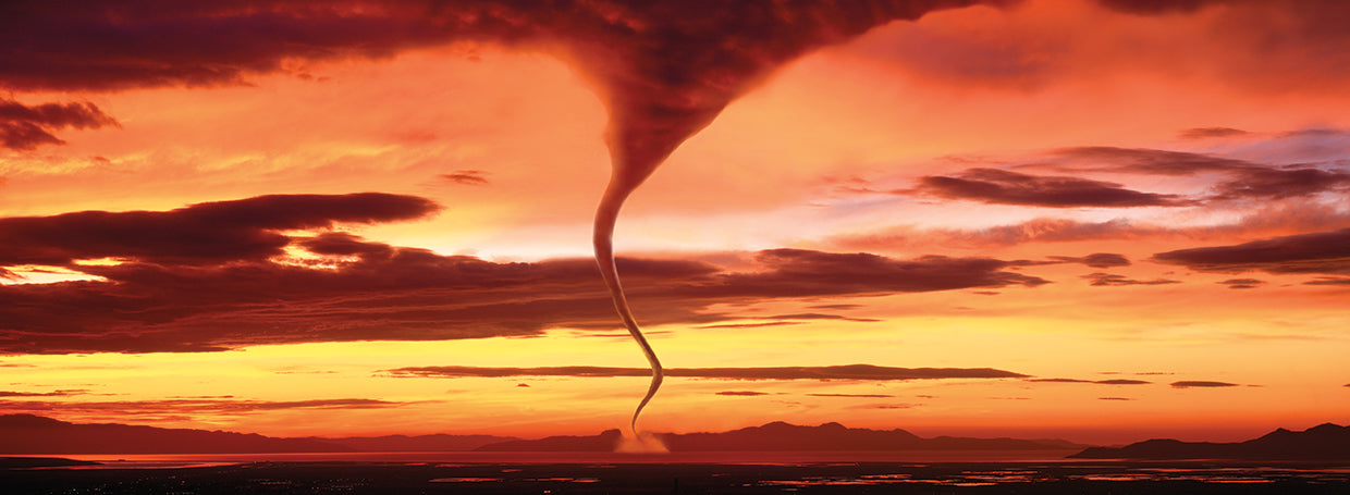 Tornado at Sunset