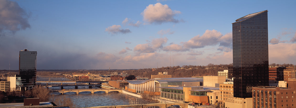 Anochecer de Grand Rapids Lienzo