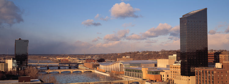 Anochecer de Grand Rapids Lienzo