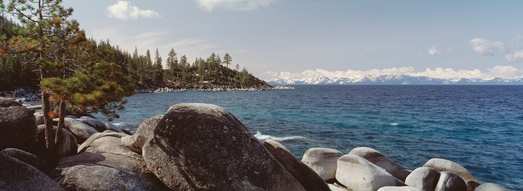 Junto al lago en Tahoe Lienzo
