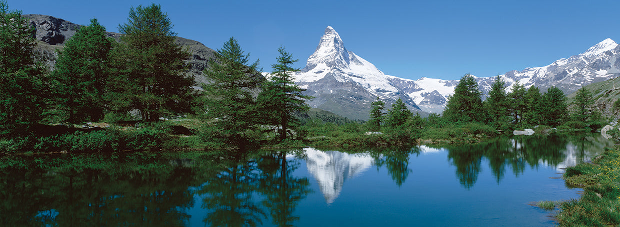 Oasis alpino Lienzo