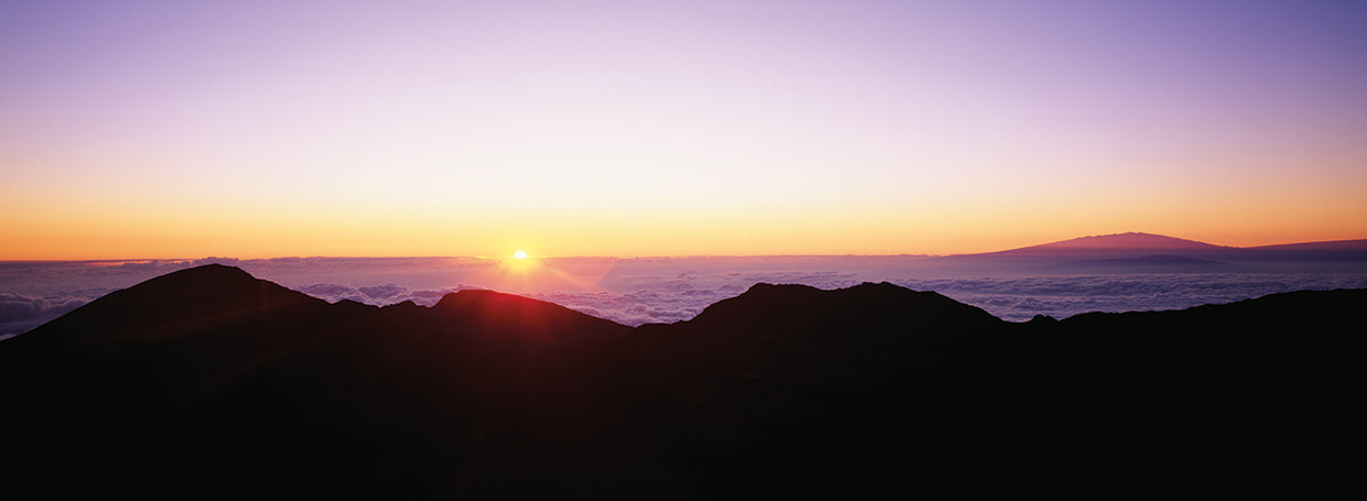 Siluetas de amanecer Lienzo