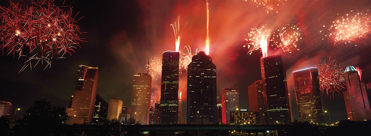 Fuegos artificiales por la libertad Lienzo
