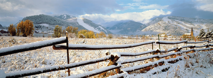 Rancho de invierno Lienzo