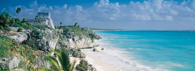 Arenas blancas en Tulum Lienzo