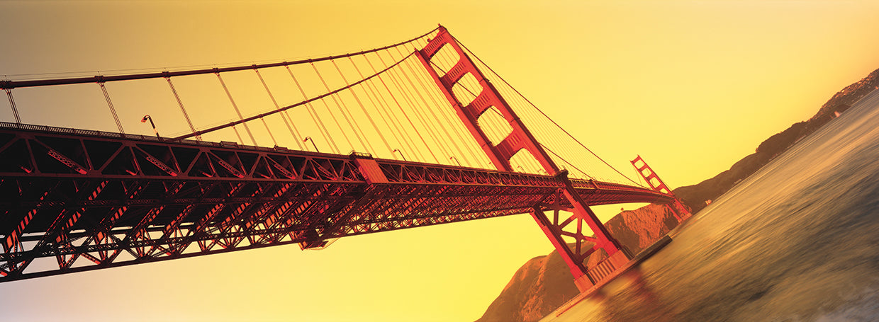 Cielos amarillos de Golden Gate Lienzo