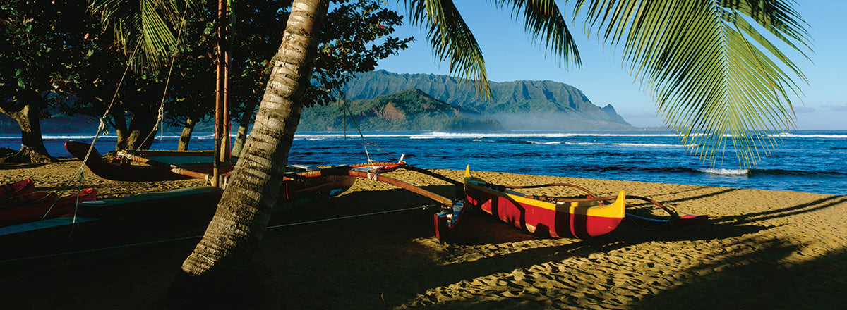 Catamaran on Hanalei Bay