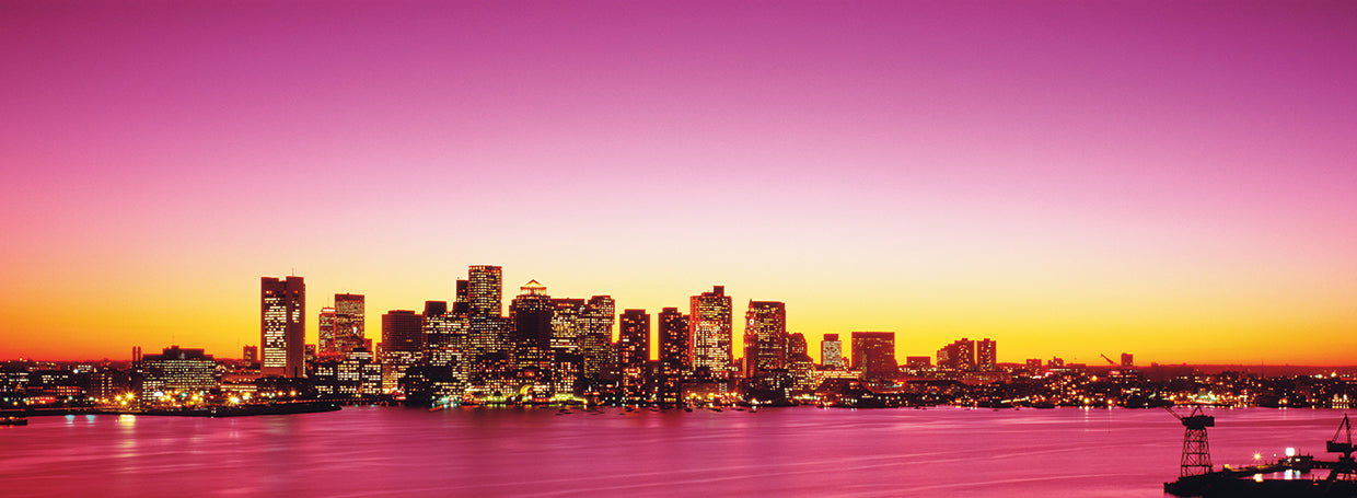 Pink Sunset, Boston