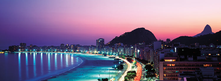 Luces de la playa de Copacabana Lienzo