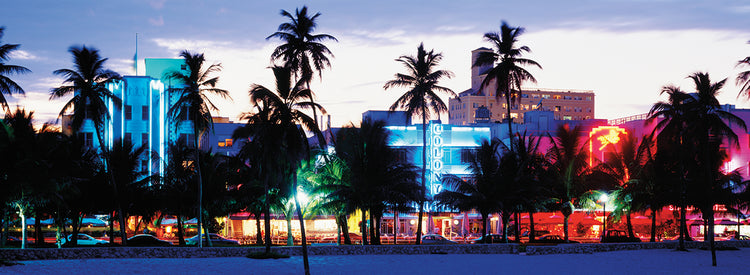 Siluetas de South Beach Lienzo