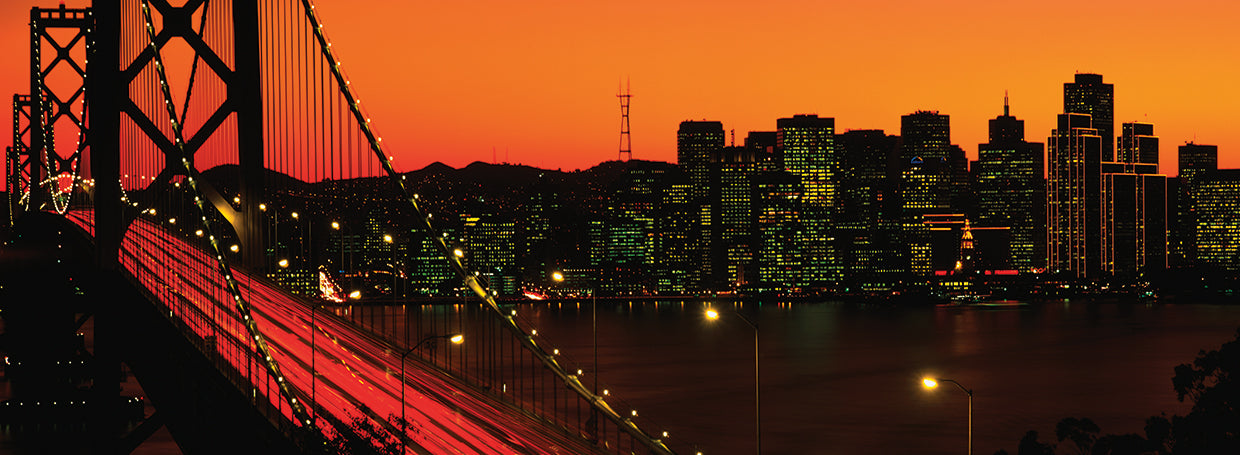 Orange over San Francisco