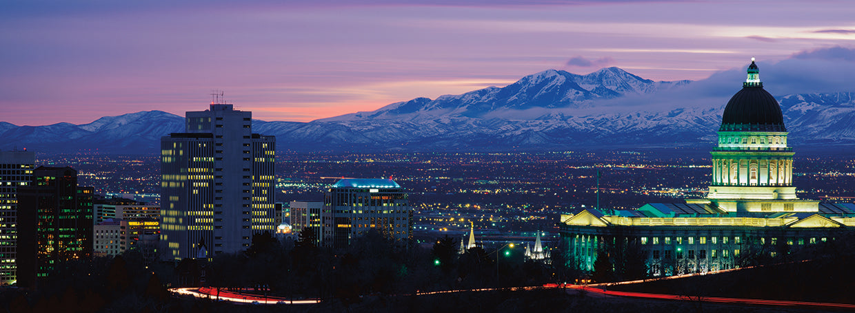 Mountains over Salt Lake City