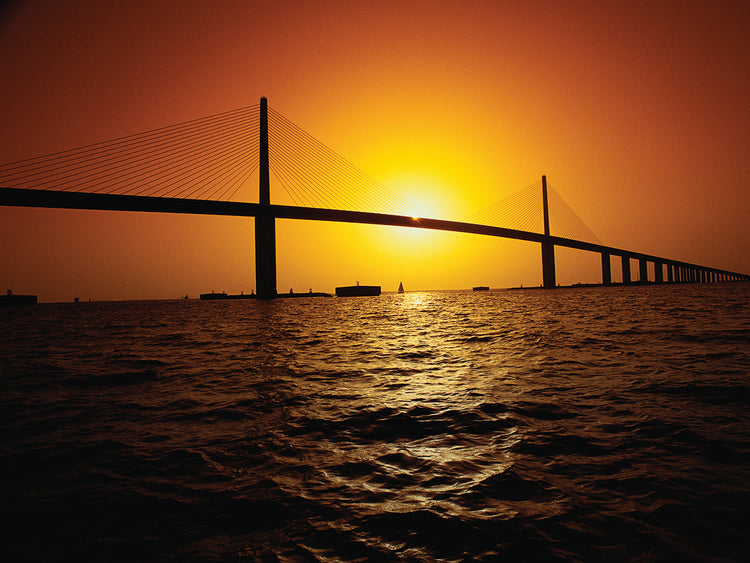 Sunshine Bridge Silhouette